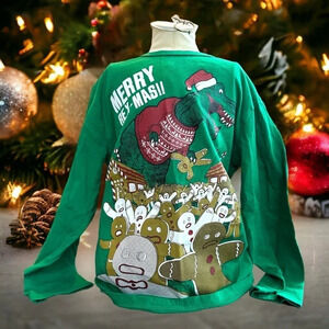 Children’s‎ place small dinosaur Christmas shirt